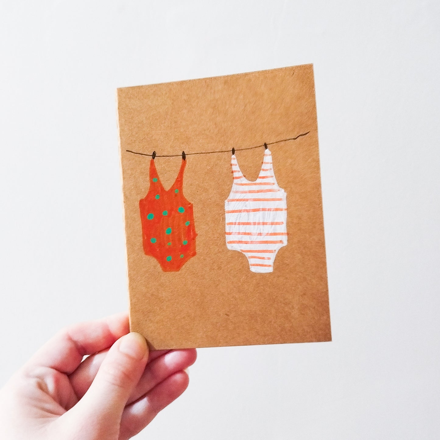Hand-illustrated kraft notebook | A6 notebook | Original art notebook | Handcrafted gift | Abstract illustration | Children's notebook | Original illustration | Unique gift | Creative stationery