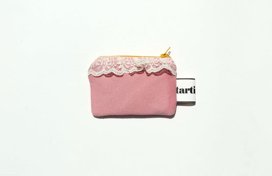 Mini Candy - Coin Purse - Vintage Lace | Retro-Chic Clutch - Handcrafted Gift - Handmade - Small Clutch - One-of-a-Kind Design