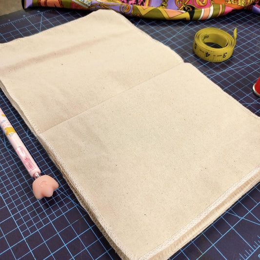 Fabric notebook for embroidery and textile art - Canvas notebook - Fabric notebook - Embroidery stitch guide - Fabric notebook